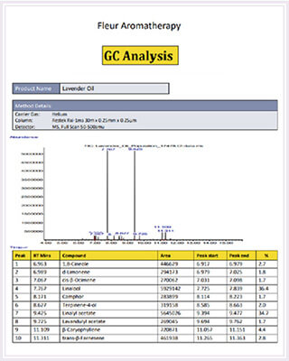GC分析サンプル ティーツリー